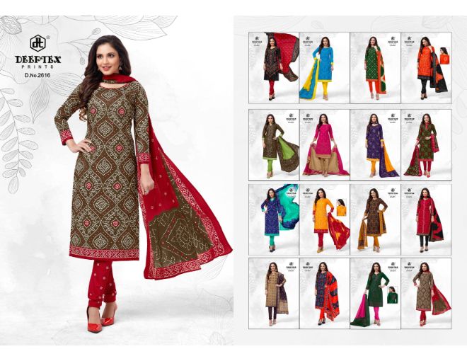 Deeptex Classic Chunaris 26 Regular Wear Cotton Printed Latest  Dress Material Collection
